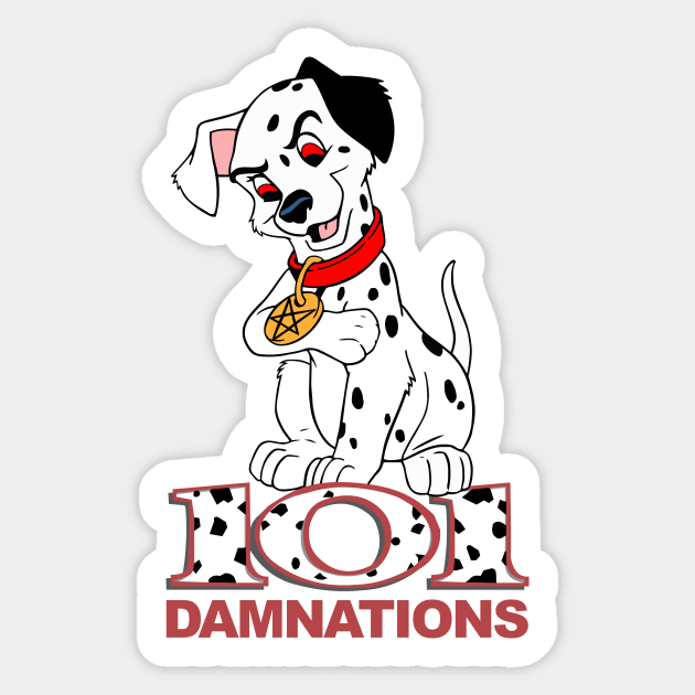 101 Damnations Sticker by Super Secret Villain